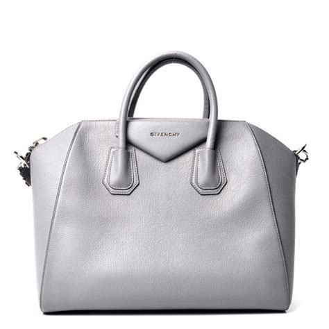 givenchy pearl grey color transfer|GIVENCHY Sugar Goatskin Medium Antigona Pearl Grey.